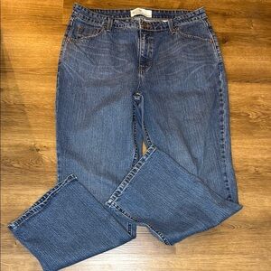 Levi Strauss Signature Mid Rise Bootcut Women’s 16 Short Stretch Denim Jeans